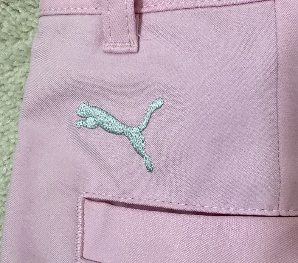 NWT's Puma Drycell Boys 12 Pink Golf Pocket Shorts Size 11/12